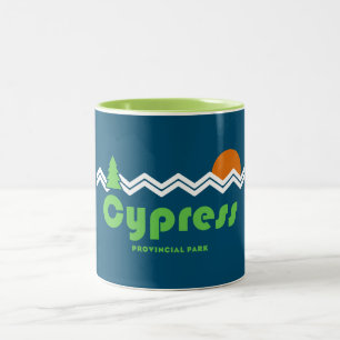 Cypress Provincial Park Retro Zweifarbige Tasse