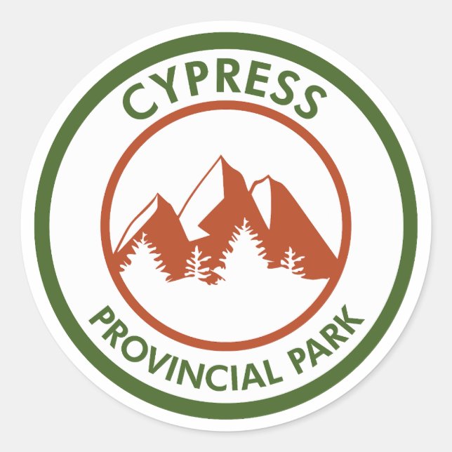 Cypress Provincial Park Runder Aufkleber (Vorderseite)