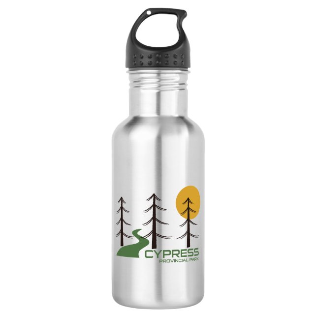 Cypress Provincial Park Trail Edelstahlflasche (Vorderseite)