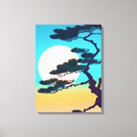 Cypress Tree und Vollmond