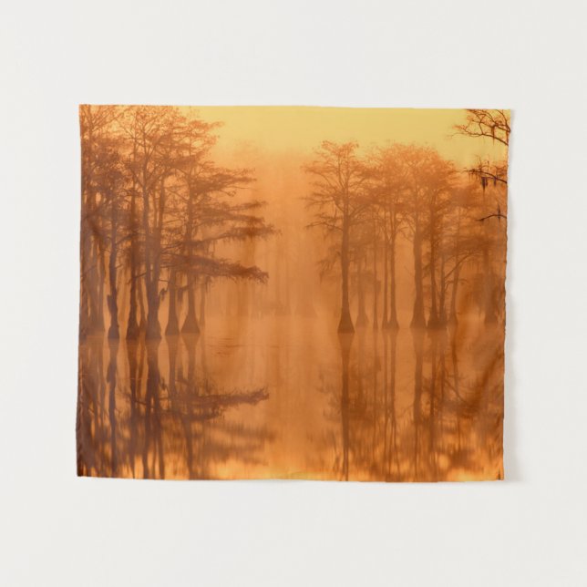 Cypress Trees George Smith Staat Park Wandteppich (Vorderseite (Horizontal))