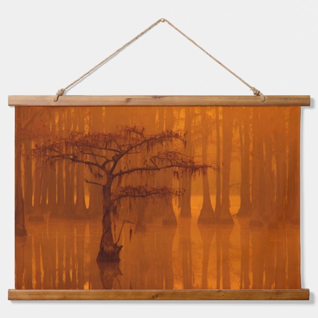 Cypress Trees | George Smith Staat Park Wandteppich Mit Holzrahmen (Vorne)