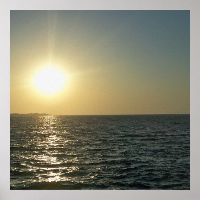 Cyprian Sunset Poster (Vorne)