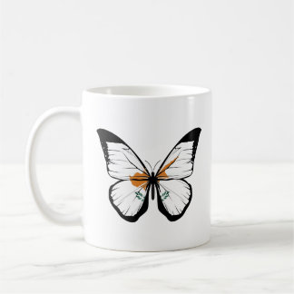 Cyprus Butterfly Flag Kaffeetasse
