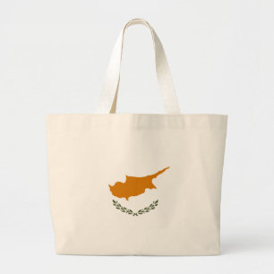 Cyprus Flag Jumbo Stoffbeutel