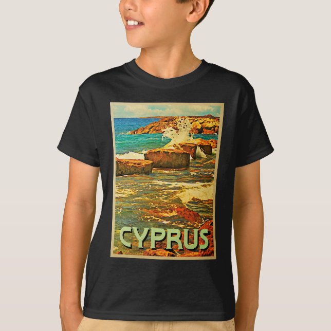 Cyprus Rocky Shore T-Shirt (Vorderseite)