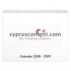CyprusConfetti Hochzeits-Kalender Kalender
