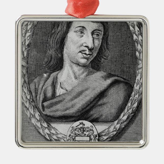 Cyrano De Bergerac Ornament Aus Metall (Vorne)