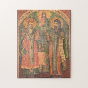 Cyril und Methodius Orthodox Christliches Symbol Puzzle
