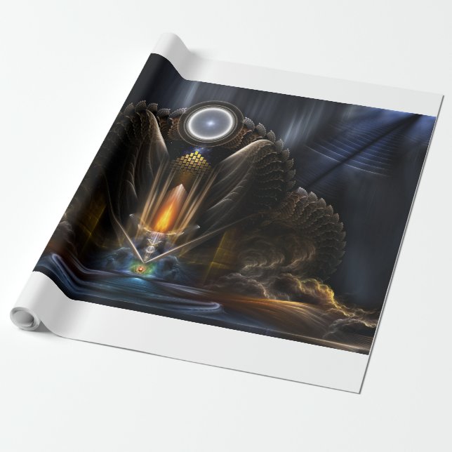 Cyritous, Temple Orb Karinos Wrapping Paper Geschenkpapier (Ungerollt)