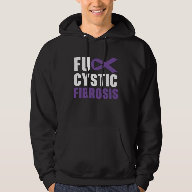 Cystic Fibrosis Warrior Cystic Fibrosis Awareness  Hoodie (Vorderseite)