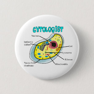 Cytologin Human Cell Zeichnend Geschenke Button