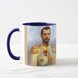 Czar Nicholas II. RUSSLAND-Cup Tasse