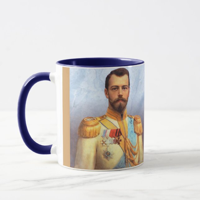 Czar Nicholas II. RUSSLAND-Cup Tasse (Links)