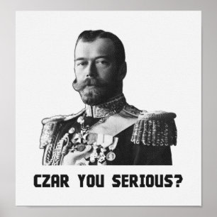 Czar Nicholas II - Zar Sie ernst? Poster