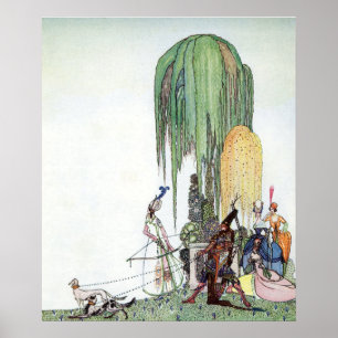 Czarinas Bogenschießen von Kay Nielsen Poster