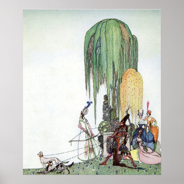 Czarinas Bogenschießen von Kay Nielsen Poster (Vorne)