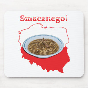 Czarnina Smacznego Polnische Karte Mousepad