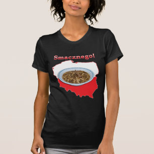 Czarnina Smacznego Polnische Karte T-Shirt