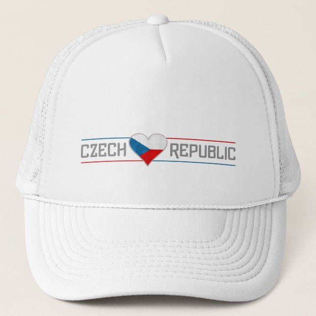 CZECH hat - Farbe auswählen Truckerkappe (Vorderseite)