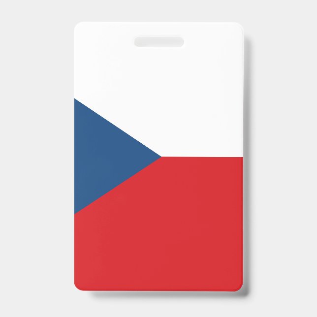 Czech Republic Flag Ausweis (Vorderseite)