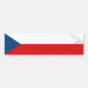 Czech Republic Flag Autoaufkleber