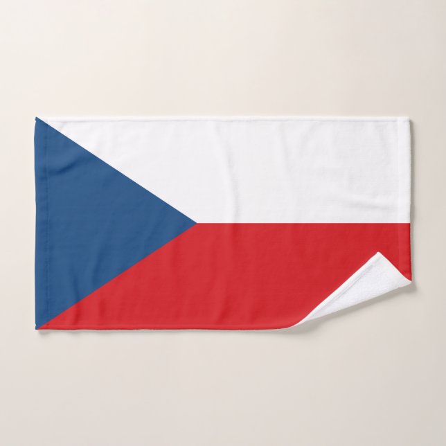 Czech Republic Flag Badhandtuch Set (Handtuch)