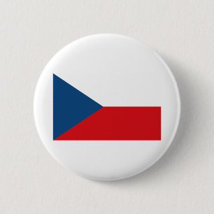 Czech Republic Flag Button