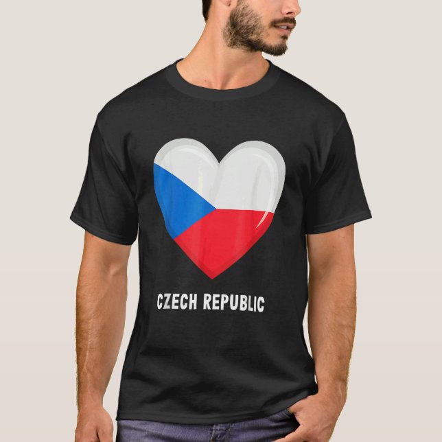 Czech Republic Flag   Czech T-Shirt (Vorderseite)
