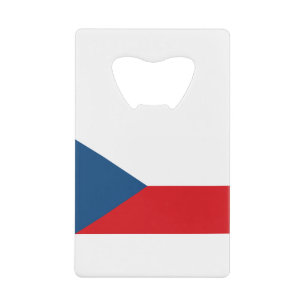 Czech Republic Flag Geldbeutel Flaschenöffner