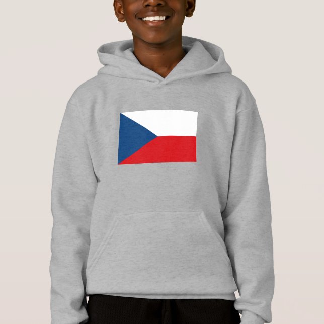 Czech Republic Flag Hoodie (Vorderseite)