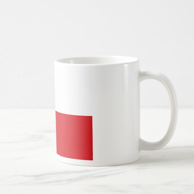 Czech Republic Flag Kaffeetasse (Rechts)