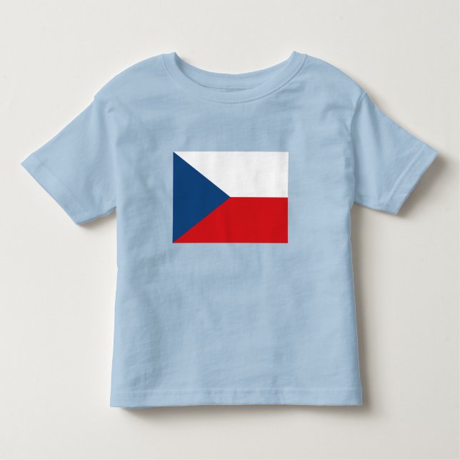 Czech Republic Flag Kleinkind T-shirt (Vorderseite)