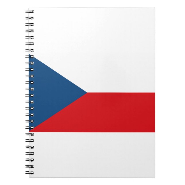 Czech Republic Flag Notizblock (Vorderseite)