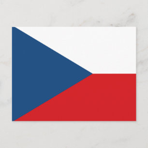 Czech Republic Flag Postkarte