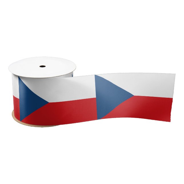 Czech Republic Flag Satinband (Spule)