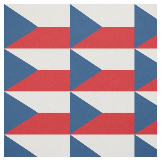 Czech Republic Flag Stoff (Muster)