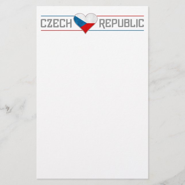 CZECH stationär - anpassen Briefpapier (Vorderseite)