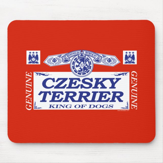 Czesky Terrier Mousepad (Vorne)