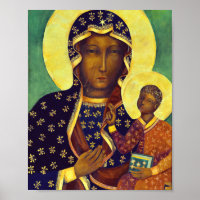 Czestochowa Black Madonna Icon Polen