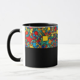 D05 - Tasse mit buntem Mosaik