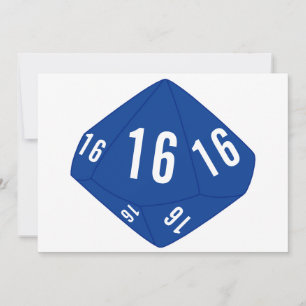 D10-Tabellennummernkarte (dunkelblaue Umrandung) Einladung