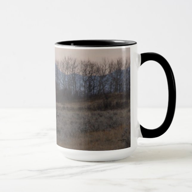 D12 Mule Deer Sweet Grass Hills Tasse (Rechts)