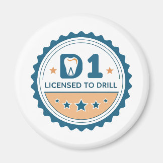 D1 bis DDS Zahnmedizinstudent Magnet