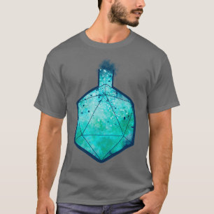 D20 Alchemy Flasche Blau T-Shirt