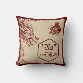 D20 Dice Celtic Dragon DND RPG DM Gamer Gift Kissen