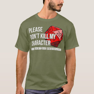 D20 Gaming Fantasy Dragons Tabletop Würfel T-Shirt