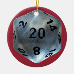 D20 KERAMIKORNAMENT
