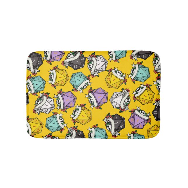 D20-Set-Muster Badematte (Vorderseite)