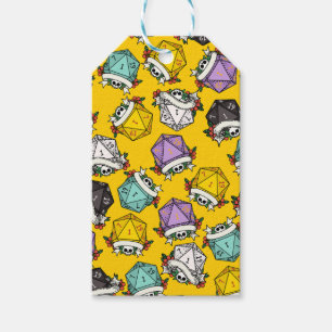 D20-Set-Muster Geschenkanhänger